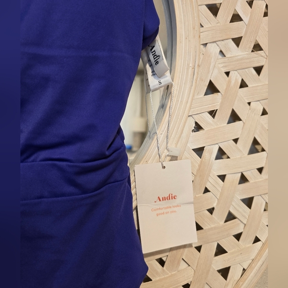 NWT Andie The Samoa One Piece Bathing Suit Lapis SMALL blue purple violet - Picture 7 of 8